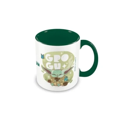 Image of Star Wars: The Mandalorian Mug (Grogu Cuteness Design) 11oz Coffee Mug, Grogu Gifts and Wars for Men, Women Kids, Mugs Official Merchandise