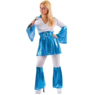 Image of Wicked Costumes Adult Womens Mamma Mia Fancy Dress Costume Medium (UK 14 16)