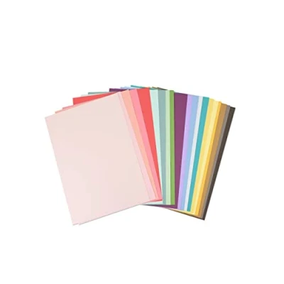 Image of Sizzix Surfacez Cardstock Sheets, 80Pk, 20 Paper for Card Making, Scrapbooking &amp; Craft Projects, Multi Colour, 29.7 x 20.96 2.29 cm