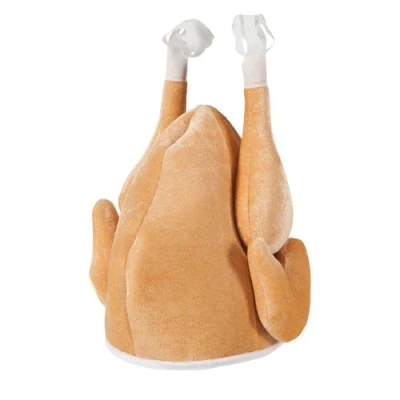 Image of Wicked Costumes Adult Turkey Funny Christmas Fancy Dress Hat