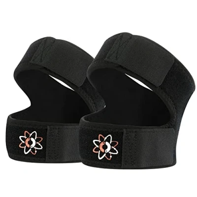 Image of ionocore Patella Tendon Knee Strap 2 Pack Neoprene for Men &amp; Women Adjustable Straps Elite Support Running Gym Sports Brace Relieve Joint Pain