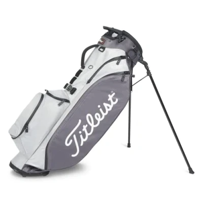 Image of Titleist Players 4 StaDry Golf Bag, Gray/Graphite