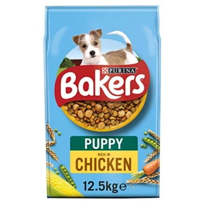 Image of Bakers Puppy Dry Dog Food Chicken and Veg 12.5kg