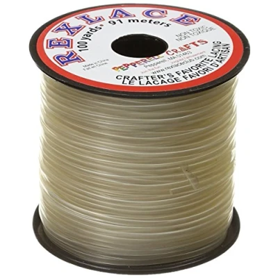 Image of Pepperell Rexlace Plastic Lacing .0938&quot; X100yd, Clear