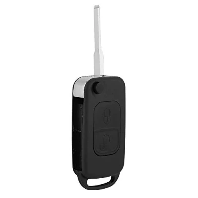 Image of Clignotant Slk R170 Key Fob Case Replacement,Flip 2 Button Remote Shell Cover Replacement For Class E113 Aces W168