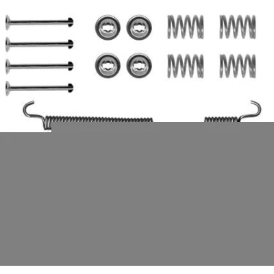 Image of 7550753 Accessory Kit, brake shoes TRW SFK261 FIAT: Ducato II Platform/Chassis, PEUGEOT: Boxer Van, CITROËN: Relay I Platform / Chassis