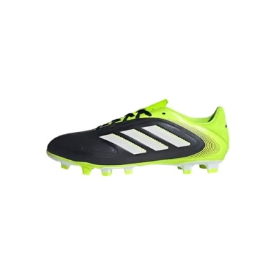 Image of adidas Performance COPA PURE Moulded stud football boots, Men&#039;s, Size: 10, Core black/footwear white/lucid lemon shoes