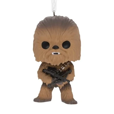 Image of Hallmark Star Wars Chewbacca Funko Pop, Hanging Ornament, Tree Decoration, Resin Christmas Gifts for