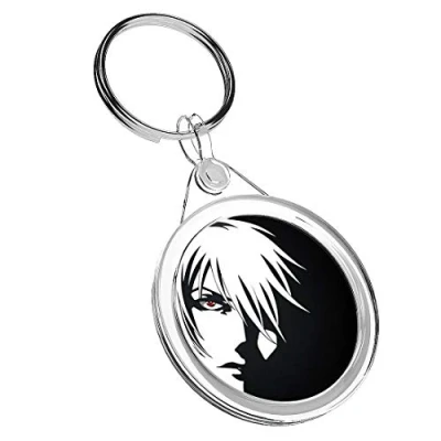 Image of 1 x Anime Manga Face Japanese Keyring IR02 Mum Dad Birthday #2810