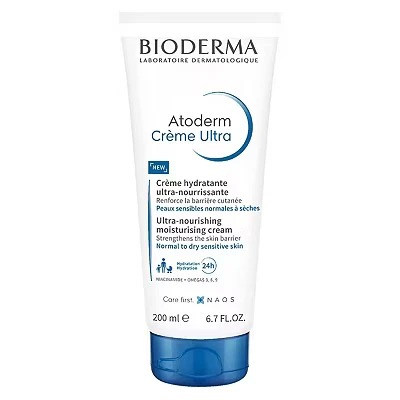 Image of Bioderma Atoderm Cream Ultra Moisturiser for Dry Skin 200ml