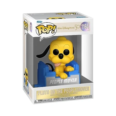 Image of Funko Pop! Disney: WDW50 People Mover Pluto With Balloon Disney World 50th Anniversary Collectable Vinyl Figure Gift Idea Official Merchandise Toys for Kids &amp; Adults Movies Fans