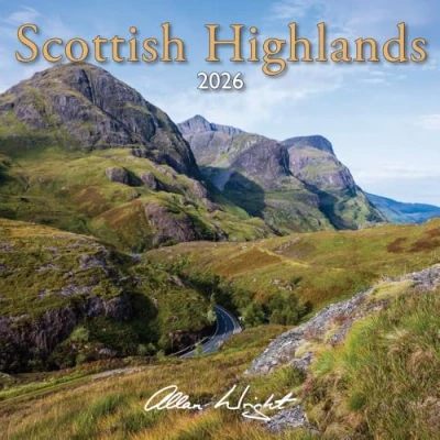 Image of 2026 Scotland Calendar: Scottish Highlands Wall Calendar Month to View 12 Months