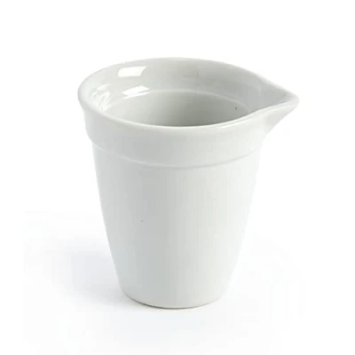 Image of Olympia Bistro Milk Jug White 42Ml 15Oz Porcelain Sauce Pitcher Tableware 12pc