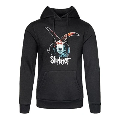 Image of Slipknot Men&#039;s Graphic Goat Black Hoodie