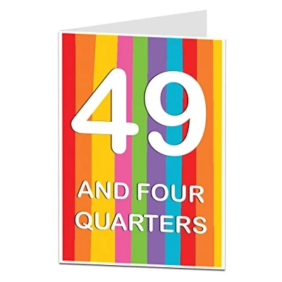 Image of Funny 50th Birthday Card For Him &amp; Her Men Women