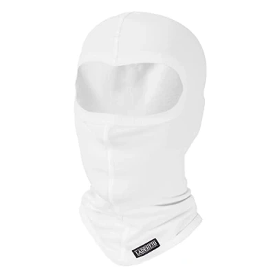 Image of Ladeheid Children&#039;s Youth Balaclava Ski Mask Silverplus Thermoaktive LA 200(White/White, One Size)
