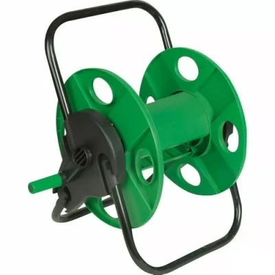 Image of 60M Garden Hose Pipe Reel Holder Trolley Cart Capacity Portable Free Standing Hosepipe Storage Rack Outdoor (Hose Reel)