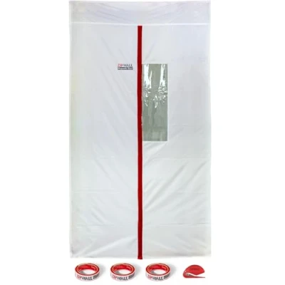 Image of ZIPWALL ZDM Magnetic Door Kit, White, 1 Pack