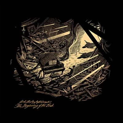 Image of God Is An Astronaut The Beginning Of End Orange &amp; Black vinyl 2022 UK 2 LP set NPR1136VINYL