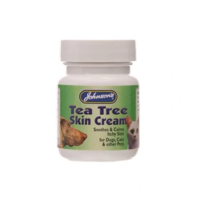Image of Johnson&#039;s TEA TREE CREAM HEALTHY DOG &amp; CAT VETERINARY SKIN CONDITION (3 PACKS)