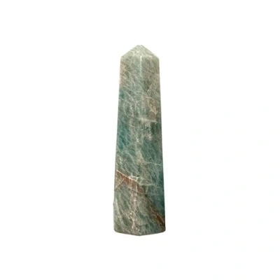 Image of VIE Small Obelisk Tower, 7x2x1cm, Amazonite, Natural, One Size