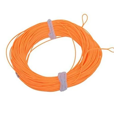 Image of BestCity Fly Fishing Premier Quality DT 6/7 TROUT High Floating Line with 2 welded loops SOFT PEACH UK