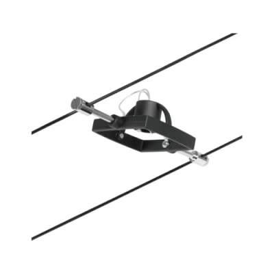 Image of Paulmann 94435 CorDuo Cable System Spot Lighting Mac II DC, Max 10 Watt Extendable Lamp Matt Black Plastic GU5.3 Wire Without Bulbs