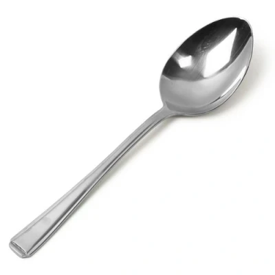 Image of Harley Cutlery Dessert Spoons Pack of 12 Stainless Steel Spoons, Genware