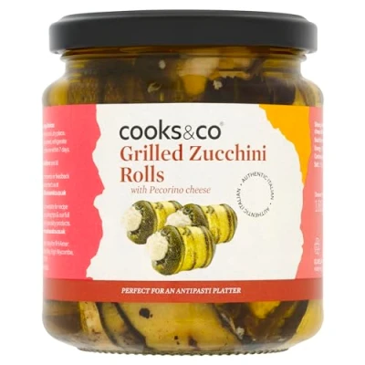 Image of Cooks&amp;Co Grilled Zucchini Rolls with Pecorino Cheese 280g