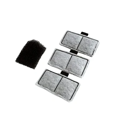 Image of Interpet Internal Corner Power Filter CPF2, 3 Month Service Pack, x Cartridge with Carbon, 1 Black Sponge