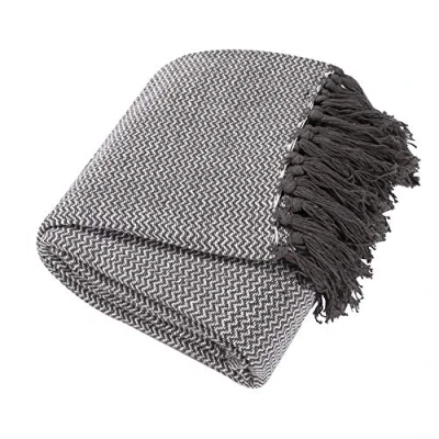 Image of EHC Throws for Sofas Large, Sofa Covers 2 Seater, Double Bed, Armchair Couch Settee Throws, 150 X 200cm, Grey