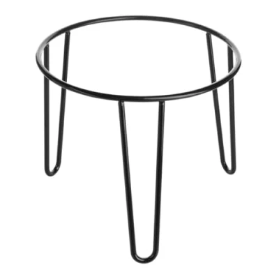 Image of Olympia Non Slip Riser Round Black Wire 210x180mm