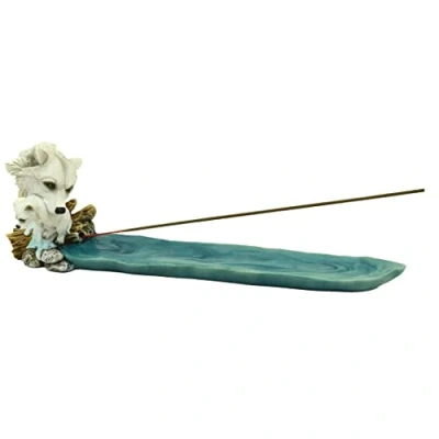 Image of Nemesis Now Mother&#039;s Watch Incense Burner, Blue, 28.3cm