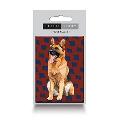 Image of German Shepherd Magnet by Leslie Gerry Dog Gift