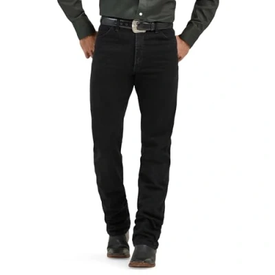 Image of Wrangler Men&#039;s Original Fit Jean Jeans, Shadow Black, 30W / 36L
