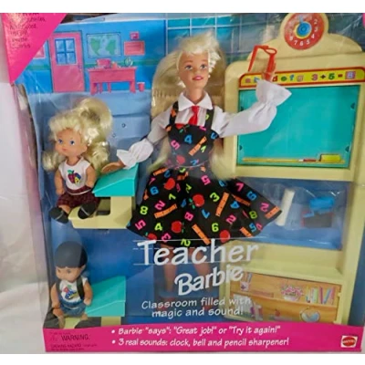 Image of Teacher Barbie Doll Set