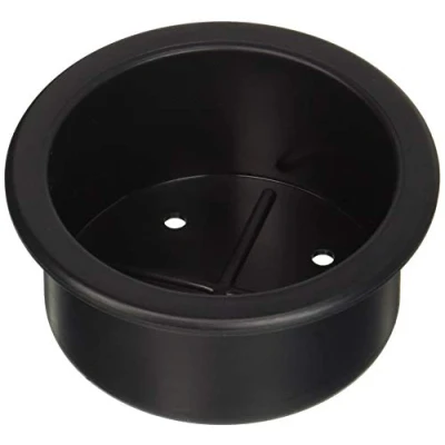 Image of Beckson GH31 B1 U Shallow Series Recessed Drink Holder, 1 Pack