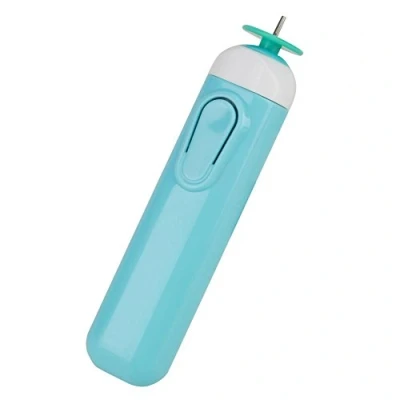 Image of DIY Curling Pen Electric Slotted Paper Crafts Quilling Tool for Scrapbooking Drawings Craft(Blue)