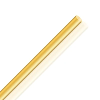 Image of LAVMHAB Round Brass Rod 8mm x 250mm, Solid Shaft Rods Bars for DIY Craft (1 Pcs)