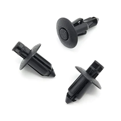 Image of VVO Fasteners Black Plastic Rear Wheel Arch Lining &amp; Mudguard Clips for Volvo XC40, (Pack of 10)