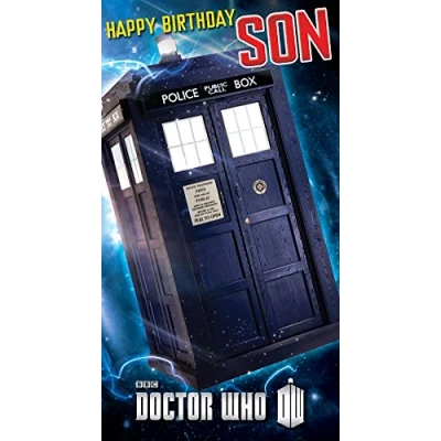 Image of Doctor Who &quot;SON&quot; Birthday Card