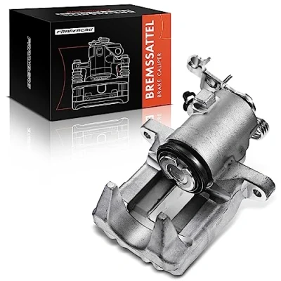Image of Frankberg Brake Calipers Rear Left Compatible with A3 8P1 8PA 2003 2013 Leon 1P1 2005 2012 O.c.t.a.v.i.a 1Z5 2004 Golf MK VI 5K1 2008 Plus V 521 5M1 Replace# 1K0615423J