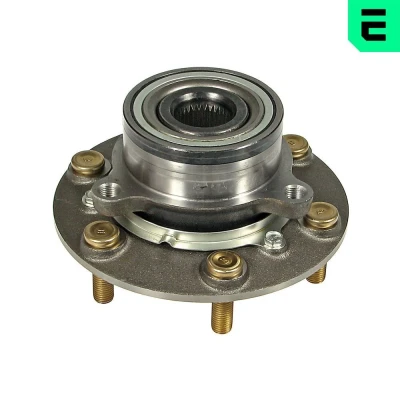 Image of 3880A036, MR992374 wheel bearing kit OPTIMAL 951715L with hub, fastening material, without integrated magnetic sensor ring 88mm
