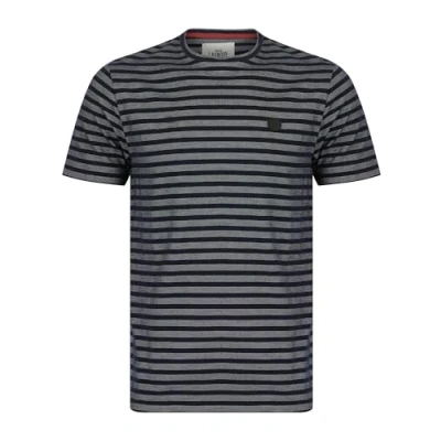 Image of Tokyo Laundry Men&#039;s &#039;Morris&#039; Grindle Striped Cotton Blend Crew Neck T Shirt