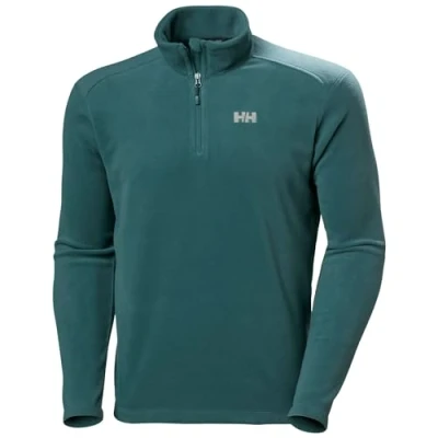 Image of Helly Hansen Mens Daybreaker 1/2 Zip Fleece Baselayer Jacket, 860 Alpine Frost, XXL EU
