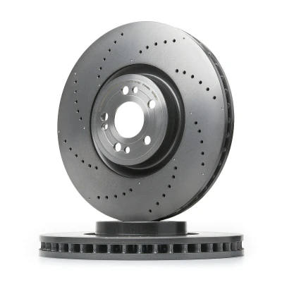 Image of 1674211001, A1674211001 Brake disc BREMBO 09.D982.21 375mm 36mm 5 perforated/vented Coated High carbon MERCEDES BENZ: GLE, GLS