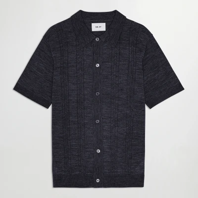 Image of NN.07 THOR Cardigan Cardigan, Men&#039;s, Size: Medium, Dark blue
