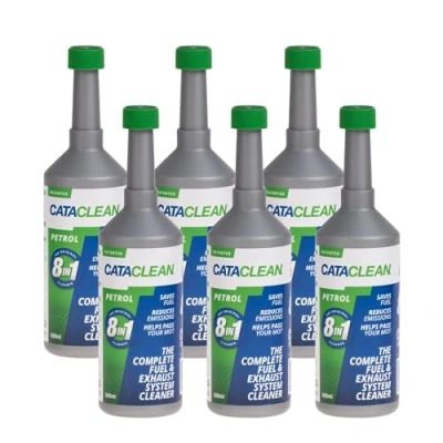Image of Cataclean Complete Fuel &amp; Exhaust Cleaner Catalytic Converter, Valve Injector Additive Formulated for Performance Efficiency Pre MOT Emissions Reducer (Petrol, 6 x 500ml)