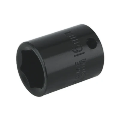 Image of Sealey Premier Impact Socket 16mm 3/8&quot;Sq Drive