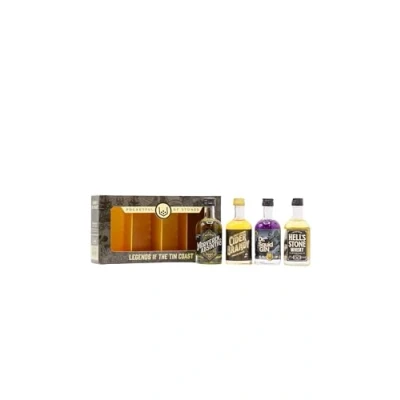 Image of Pocketful Of Stones Legends The Tin Coast Miniature Gift Pack 4 x 5cl Spirit 40% ABV
